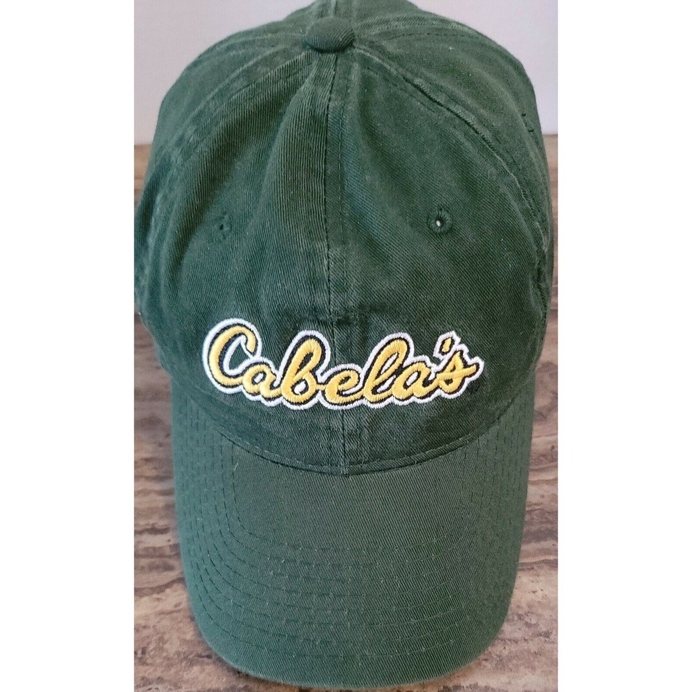 Vintage Cabela’s Outdoor Ball Cap Hat Dark Green Adjustable